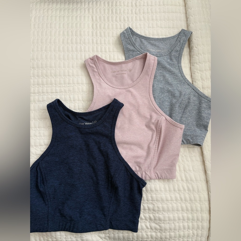 Outdoor Voices Athena crop top bundle
